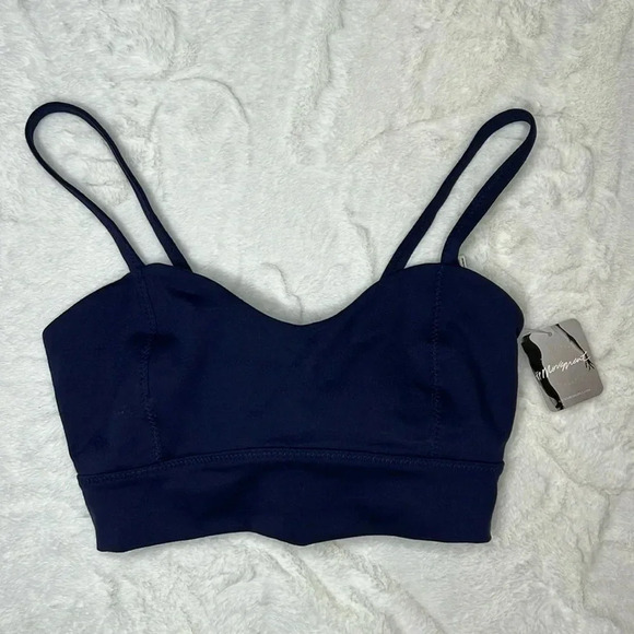 Free People Movement High Bar Bra Size XS Navy - Picture 1 of 8